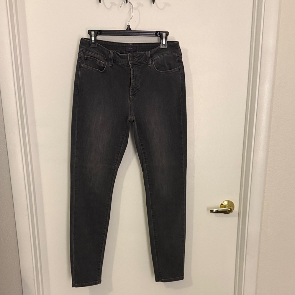 NYDJ Women's Dark Gray Skinny Jeans